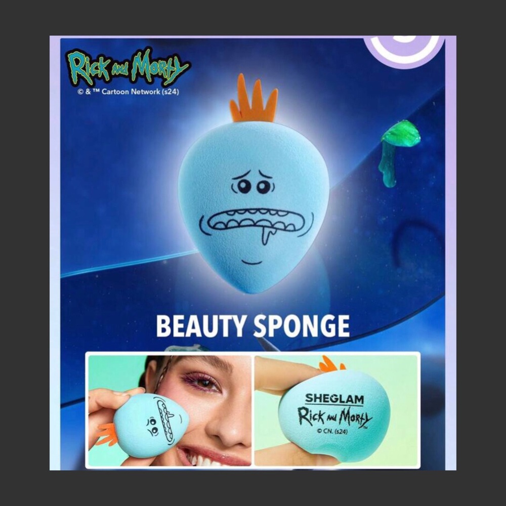 Rick and Morty X SHEGLAM Mr. Meeseeks Beauty Sponge